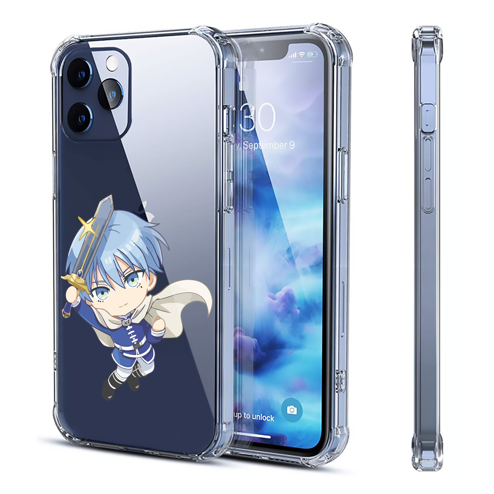 （画像用） 葬送のフリーレン Frieren 【iPhone 12シリーズ対応】透明スマホケース（クリアソフトケース）